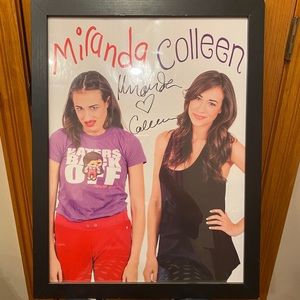MIRANDA SINGS & COLLEEN BALLINGER SIGNED POSTER